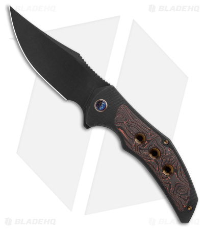 WE Knife Co. Magnetron CPM 20CV Black/Copper Foil Titanium/CF  (3.7