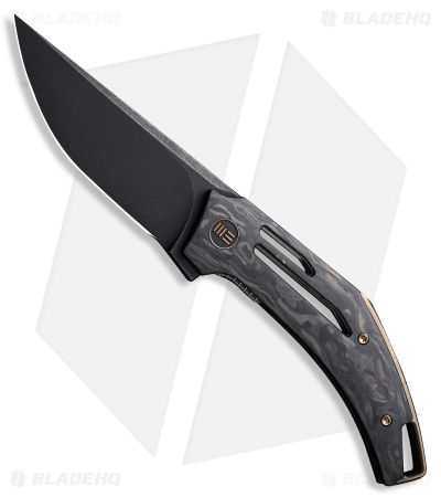 WE Knife Co. Speedliner Liner Lock Knife Black Carbon Fiber (3.4"BW) WE22045B-2
