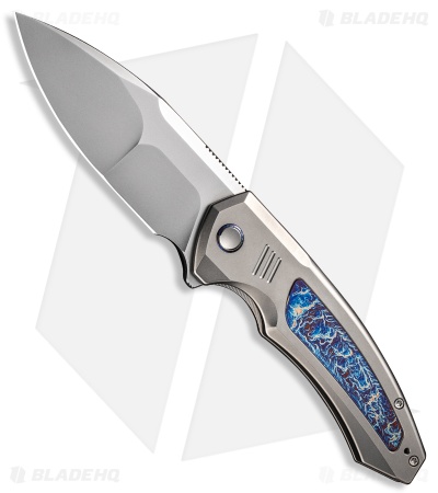 WE Knife Co. Hyperactive Flipper Knife Ti w/ Flamed Ti Inlay (3.8