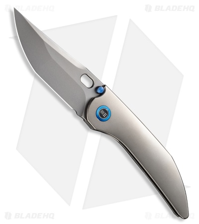 WE Knife Co. Attor Integral Knife Polished/Bead Blast Ti (3.6" Polished/BB)