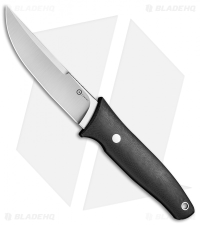 CIVIVI Terzuola Tamashii Fixed Blade Knife Black G-10 (4.07" Satin)