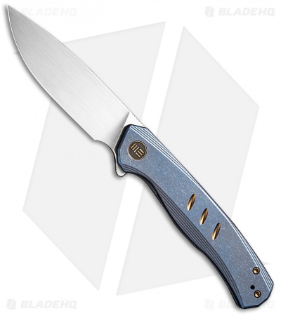 WE Knife Co. Seer Frame Lock Knife Blue Titanium (3.5" Satin) WE20015-2