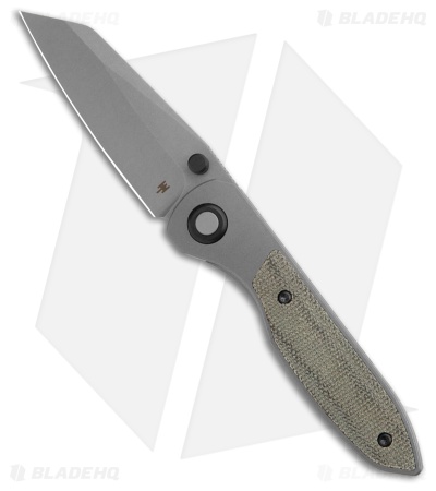 Wehr Knives Production Allie-P Frame Lock Knife Black Micarta Inlay (3" BB)