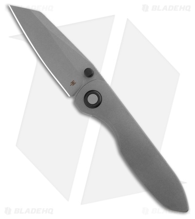 Wehr Knives Production Allie-P Frame Lock Knife Titanium (3" Stonewash)