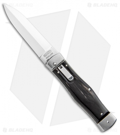 Mikov 241 Predator Double Bolster Leverlock Automatic Knife Buffalo (3.75