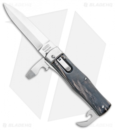 Mikov 241 Predator Multi-Tool Automatic Knife Buffalo Horn (3.75