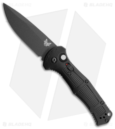 Benchmade Claymore Automatic Knife Black Grivory (3.6" Black) 9070BK