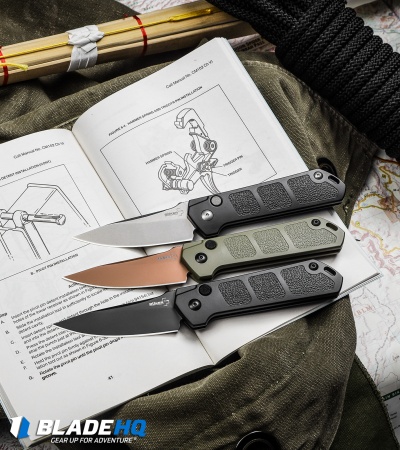 Boker Burnley Kihon Drop Point Auto Knife (3.25" Blk)(DISCOUNT)