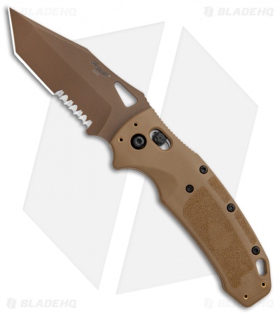 Hogue Sig K320 Tanto ABLE Lock Folding Knife | Coyote Serr. - Blade HQ