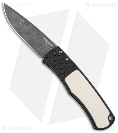 Pro-Tech Magic BR-1 "Whiskers" Automatic Knife Tuxedo (Chad Nichols Damascus)