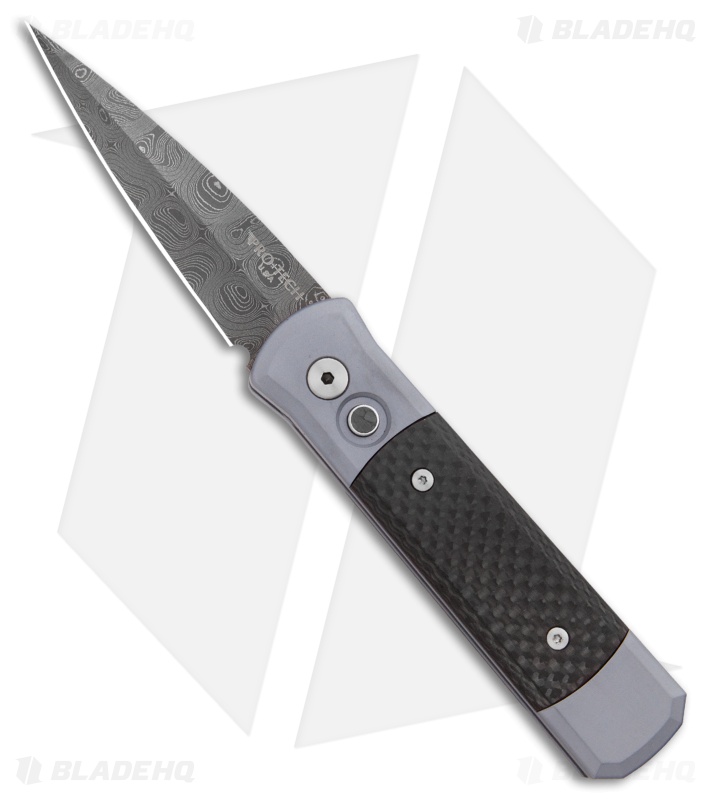 Protech Godson Automatic Knife Gray/Carbon Fiber (3.2