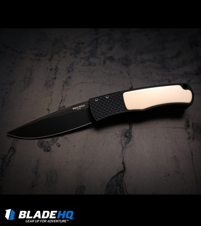 Pro-Tech Magic BR-1 Whiskers Automatic Knife Smooth/Tuxedo (3.125" Black)