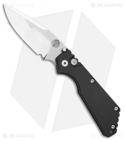 Strider + Pro-Tech SnG Automatic Knife Black 7075 Aluminum  (3.5