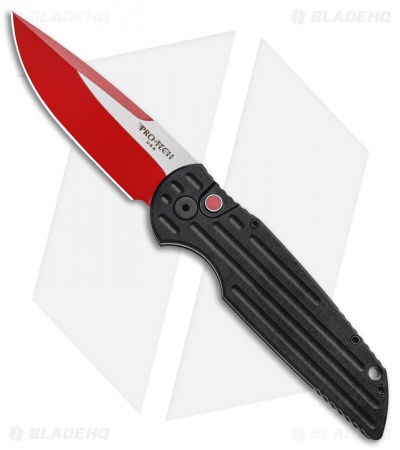 Pro-Tech Red Devil TR-3 Automatic Knife Black (3" Two-Tone)