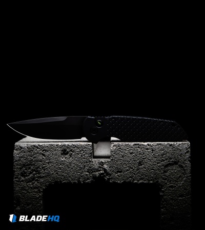 Pro-Tech TR-3  Arctic Operator Prototype Automatic Knife Tritium (3.4" Black)