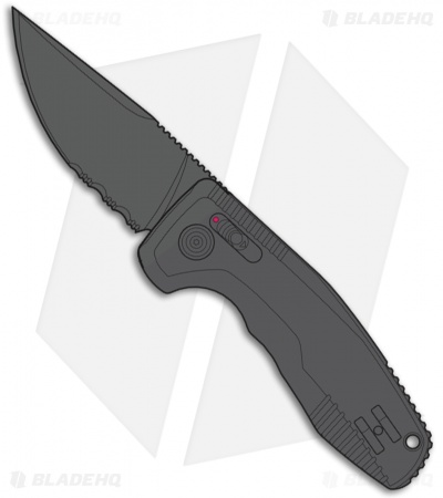 SOG Knives SOG-TAC AU Compact Automatic Knife Black (3
