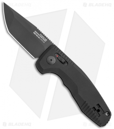 SOG Knives SOG-TAC AU Compact Auto Knife CA Special Tanto Black (2" Black)*DISC*