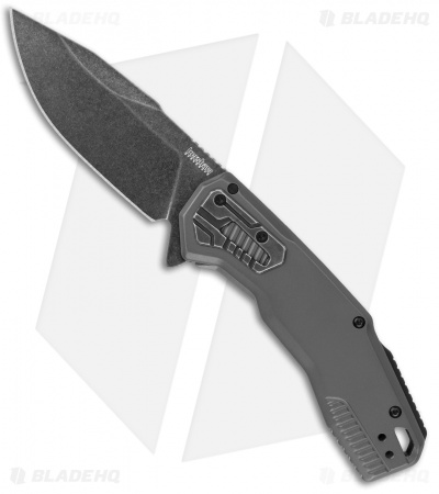 Kershaw Cannonball Assisted Opening Knife Gray PVD Steel (3.5" BlackWash)