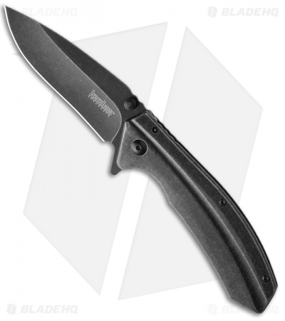 Kershaw Filter Frame Lock Knife Stainless Steel (3.25" BlackWash) 1306BW