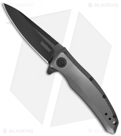 Kershaw Grid Assisted Opening Flipper Knife (3.75" Black) 2200