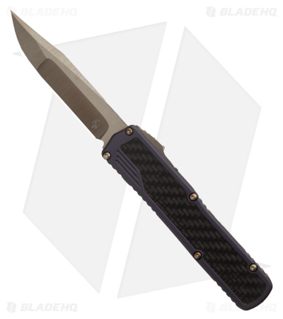 Guardian Tactical Scout S/E OTF Automatic Knife Gray/CF (3.5" Bronze)
