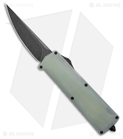 Daggerr Knives Koschei Double Action OTF Knife Jade G-10/Aluminum (3.5" Black)