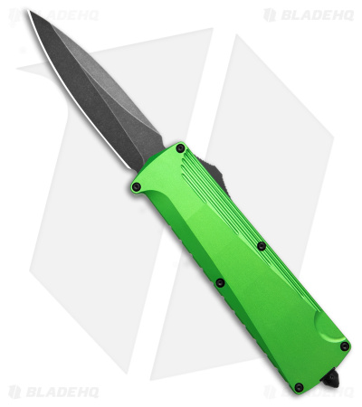Daggerr Knives Koschei Double Action OTF Knife Poison Green Aluminum (3.5" SW)