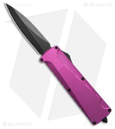 Daggerr Knives Koschei Slim Double Action OTF Knife Purple Aluminum (3.5" SW)