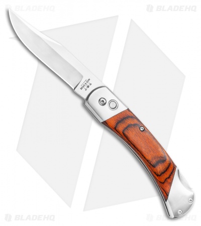 Bear and Son Automatic Lockback Knife Rosewood  (3.5
