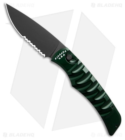 Piranha Paradox Automatic Knife Green Aluminum (3.1
