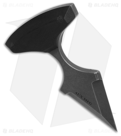 Auxiliary Manufacturing Broadhead Fixed Blade Knife Burl (1.5" Black SW)