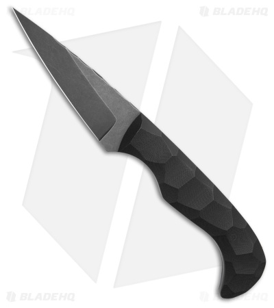 Auxiliary Mfg. Karl Thick Fixed Blade Knife Black G-10 (3.8