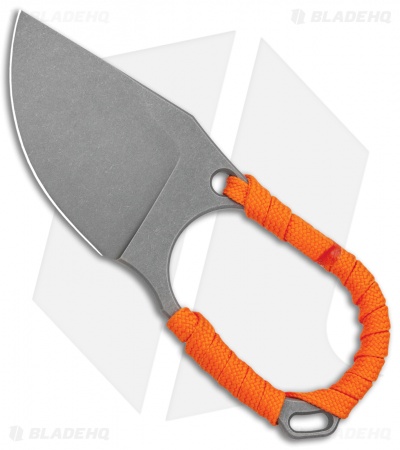 Jake Hoback Jeremiah Johnson Fixed Blade Knife Orange Cord Wrap (2