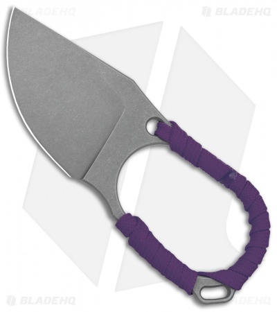 Jake Hoback Jeremiah Johnson Fixed Blade Knife Purple Cord Wrap (2