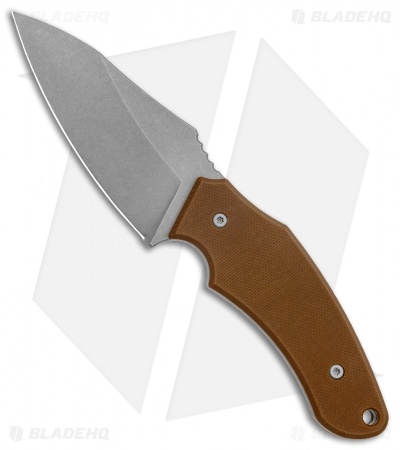 Jake Hoback Shepherd Fixed Blade Knife Brown G-10 (3.25