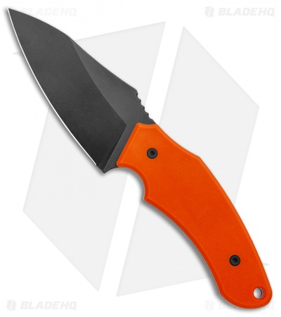 Jake Hoback Shepherd Fixed Blade Knife Orange G-10 (3.25