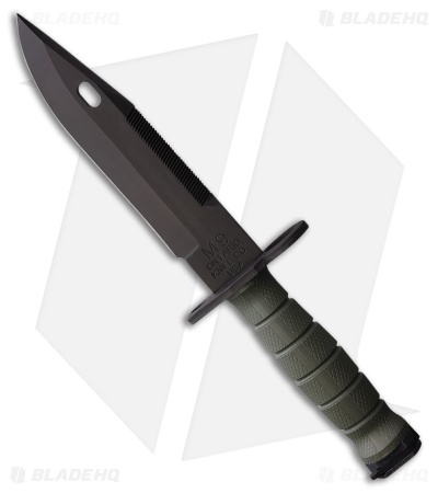 Ontario M-9 Combat Fixed Blade Knife Green (7.00