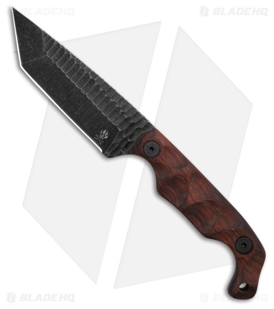 Stroup Knives Bravo 5 Tanto Fixed Blade Knife Wood (3.5
