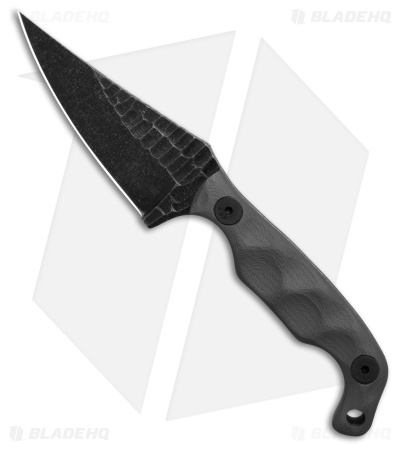 Stroup Knives Mini Mod 1 Fixed Blade Knife Gray G-10 (3" Black Stonewash)