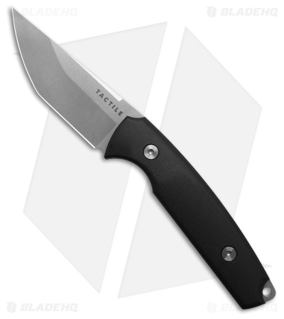 Tactile Knife Co. Dreadeye Fixed Blade Knife Richlite (2.75" SW) Leather Sheath