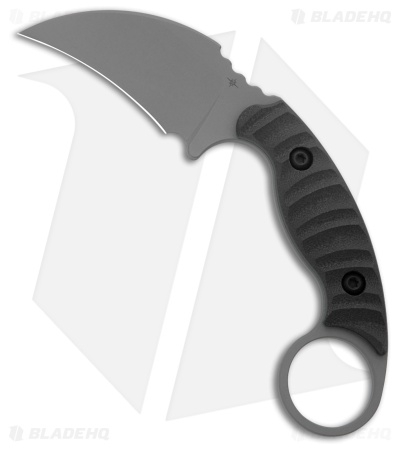 Toor Knives Karsumba R Phantom Gray Fixed Blade Knife Gray G-10 (2.5" Gray)