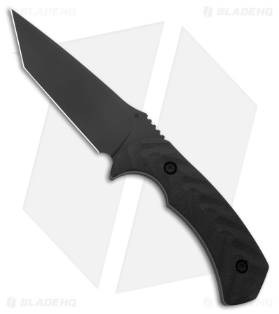 Toor Knives Mullet T SOCOM Black Fixed Blade Knife Black G-10 (4" Black Gunkote)