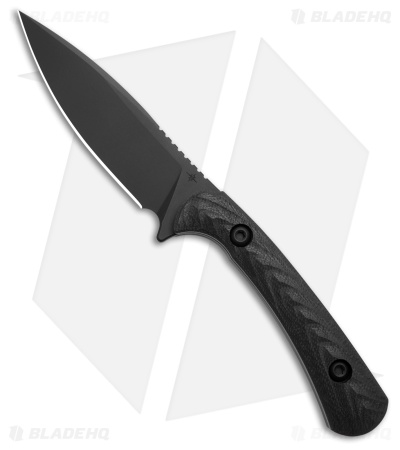 Toor Knives Ravyth S SOCOM Black Fixed Blade Knife Black G-10 (3.6" Black)