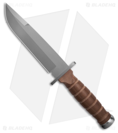Fox Knives Defender Fixed Blade Knife Walnut (6.7" Bead Blast N690Co)