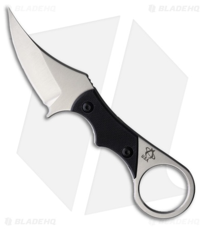 Mantis Sabot I Fixed Blade Karambit Knife Black G-10 (2.7" Satin)