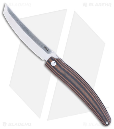 CRKT Ancestor Liner Lock Knife Brown/Black G-10 (3.60" Satin)