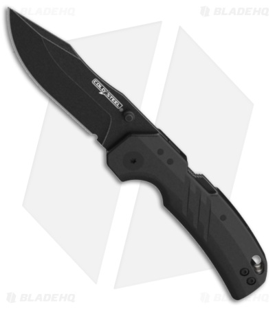 Cold Steel Engage ATLAS Lock Knife Clip Point Black GFN (3.1" Black SW AUS-10A)