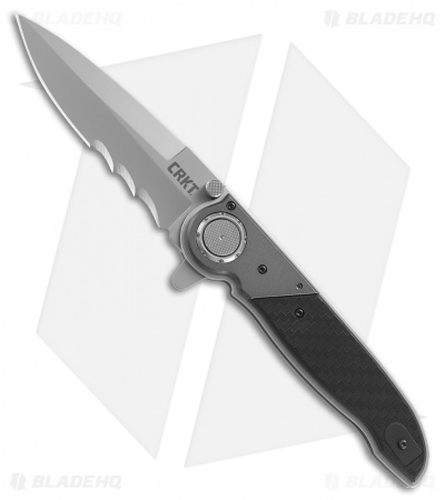 CRKT M40-15 Deadbolt Lock Knife GRN/Aluminum (4" Bead Blast)*DISC*