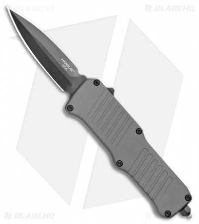 Hogue Mini Incursion D/E OTF Automatic Knife Gray Aluminum (3