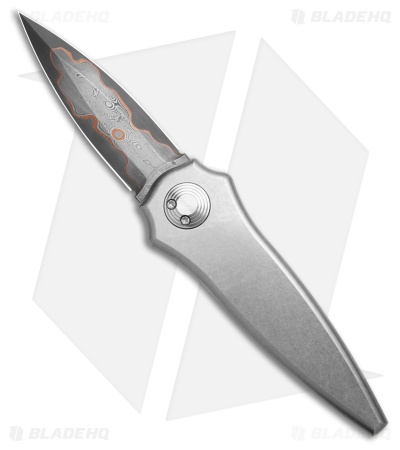 Paragon Warlock Folding Knife Smooth Gray Ti (3.9